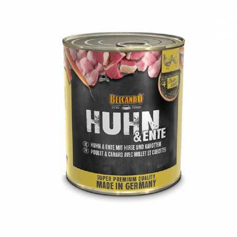 Belcando Latas Pollo con Pato Mijo Zanahoria 800 Gr 1