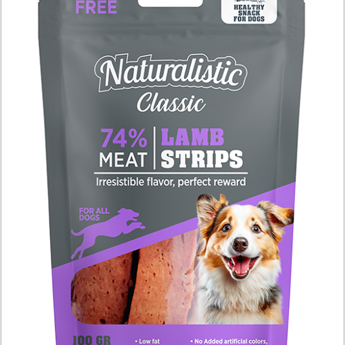 Naturalistic Classic Lamb Strips 100 gr 1