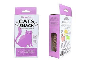 Cats Snack Galleta de Camaron con Hierba Gatera 80 Gr