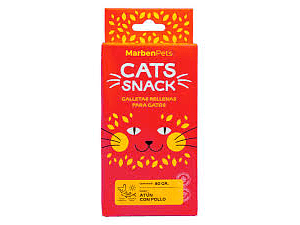 Cats Snack Galleta Rellena Atun Pollo 80 Gr