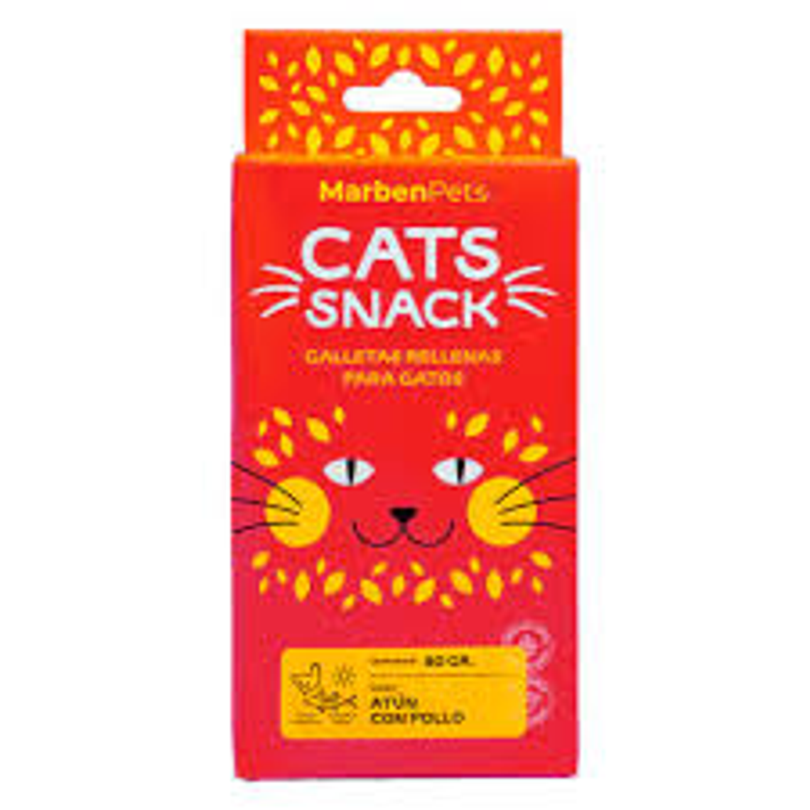Cats Snack Galleta Rellena Atun Pollo 80 Gr 1