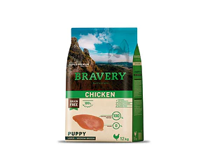 Bravery Canino Pollo Puppy Large Medium Breeds 12 Kg