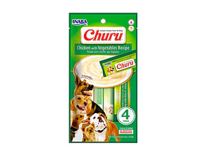 Churu Perro Pollo Con Vegetales 4 Tubos