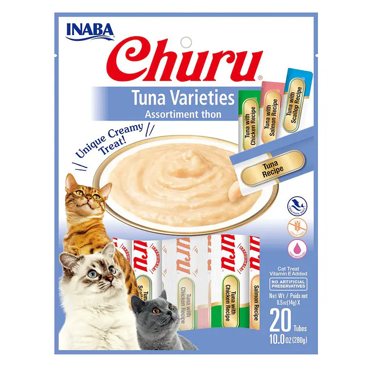 Churu Tuna Variedades 20 Tubos 280 Gr 1