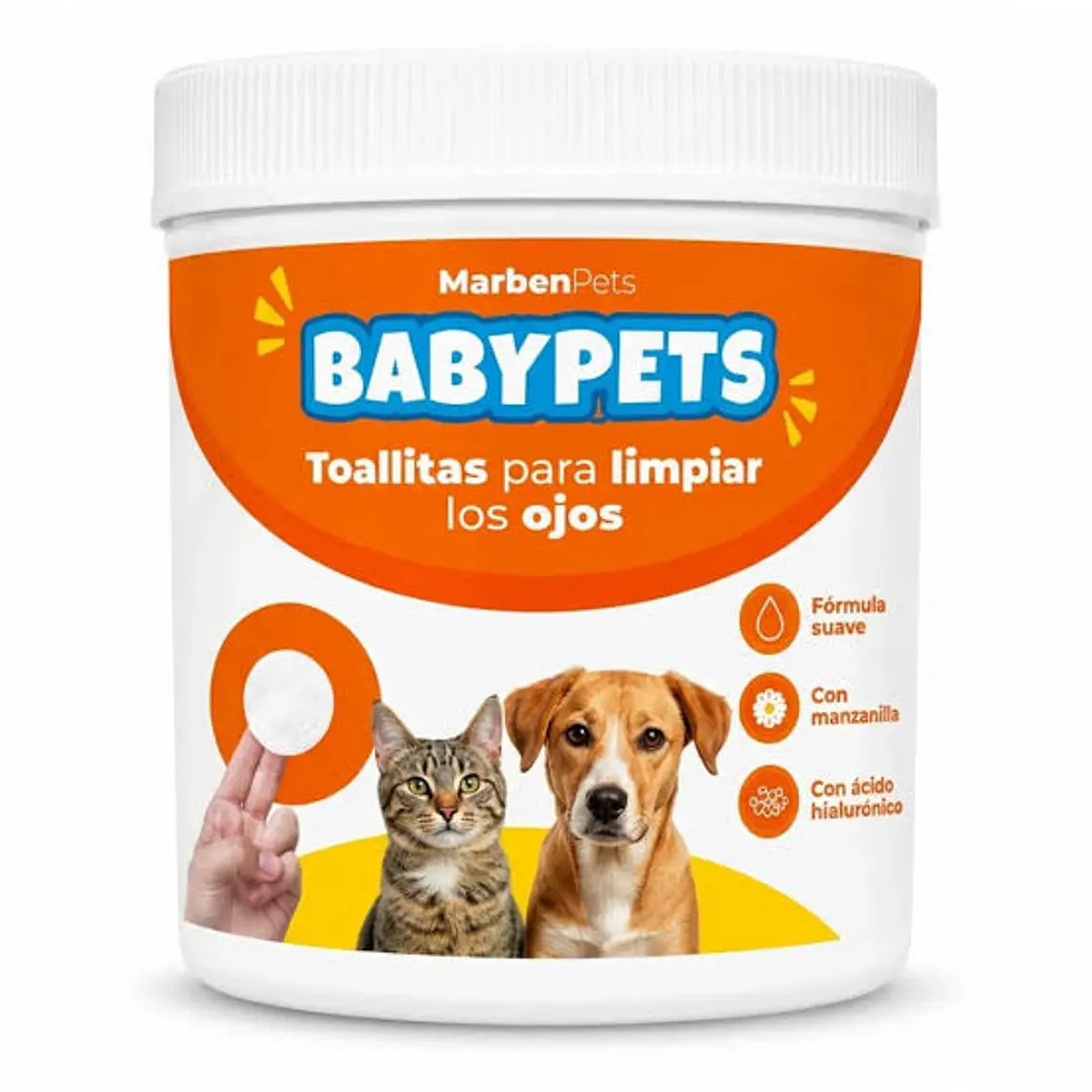Toallitas Para Ojos Baby Pets 100 Uni 1