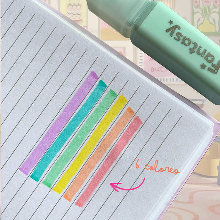DESTACADORES 6 COLORES  3