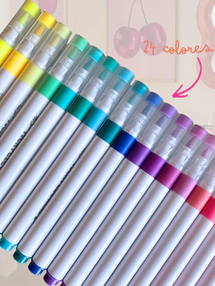 LAPICES ACRILICOS 24 COLORES