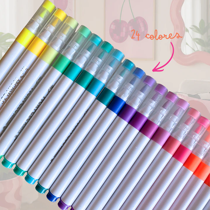 LAPICES ACRILICOS 24 COLORES 2