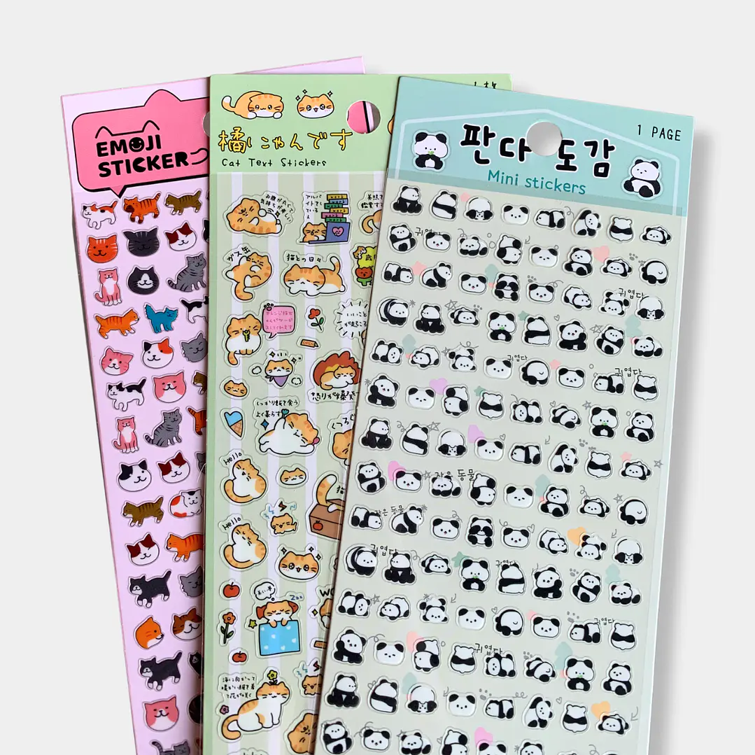 STICKER GATOS ROSADO  1