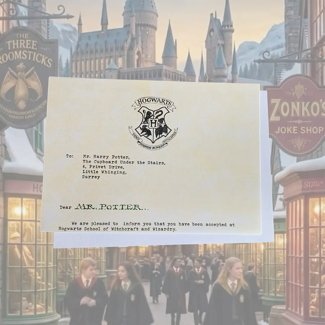 CARTA ACEPTACION HARRY POTTER  3