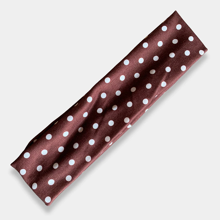 CINTILLO PUNTOS CAFE CHOCOLATE 1