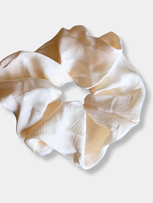 SCRUNCHIE SATINADO VAINILLA