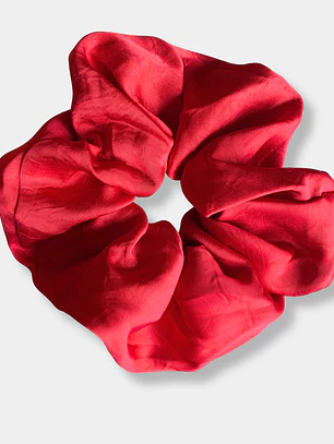 SCRUNCHIE SATINADO ROJO