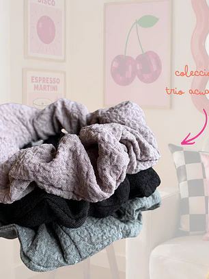 TRIO SCRUNCHIES 
