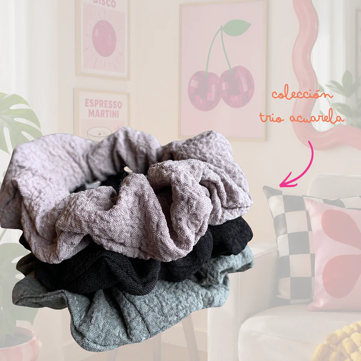 TRIO SCRUNCHIES  2
