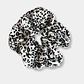 SCRUNCHIE BLANCO LEOPARDO NEGRO  - Miniatura 1
