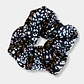 SCRUNCHIE NEGRO LEOPARDO BLANCO  - Miniatura 1