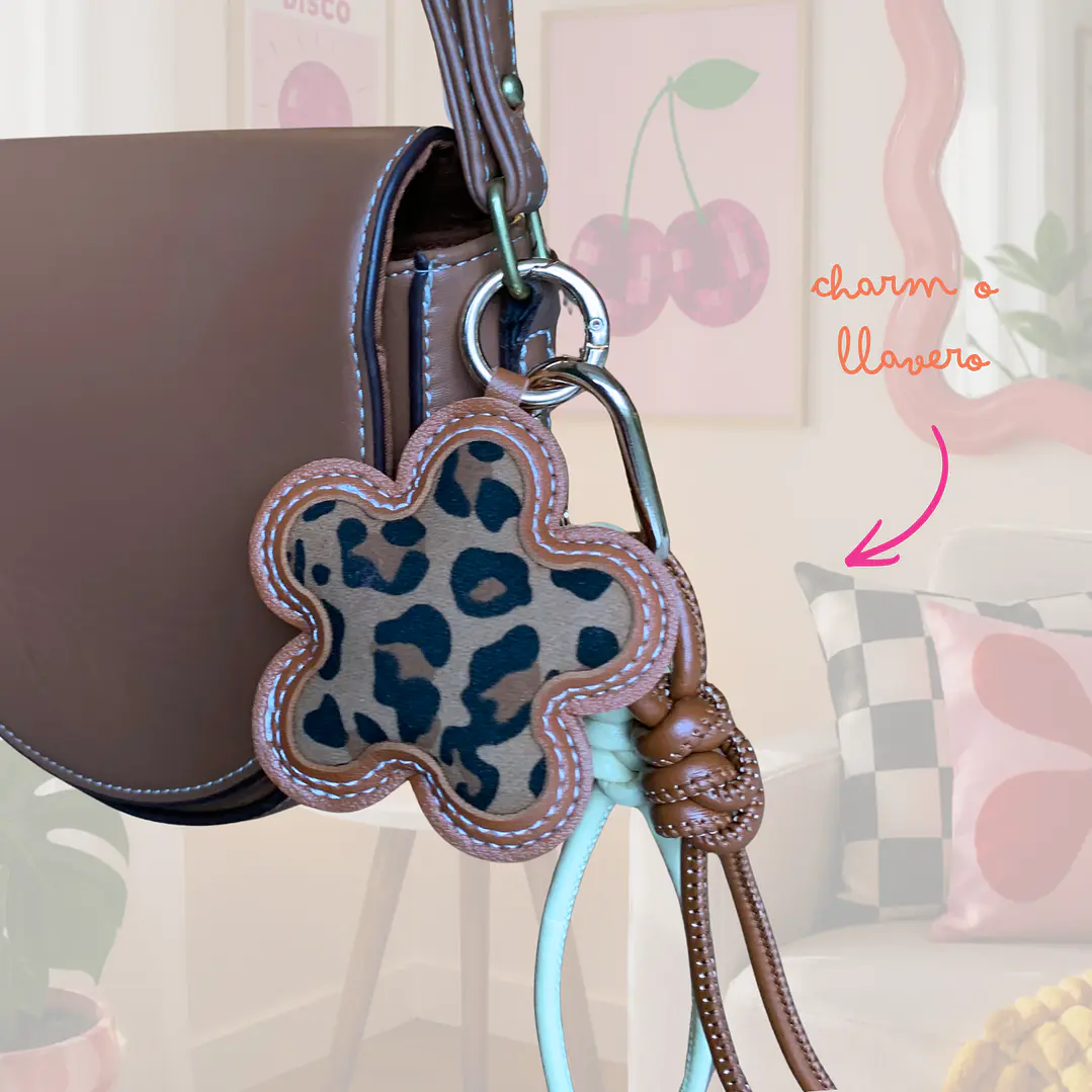 CHARM FLOR LEOPARDO 2