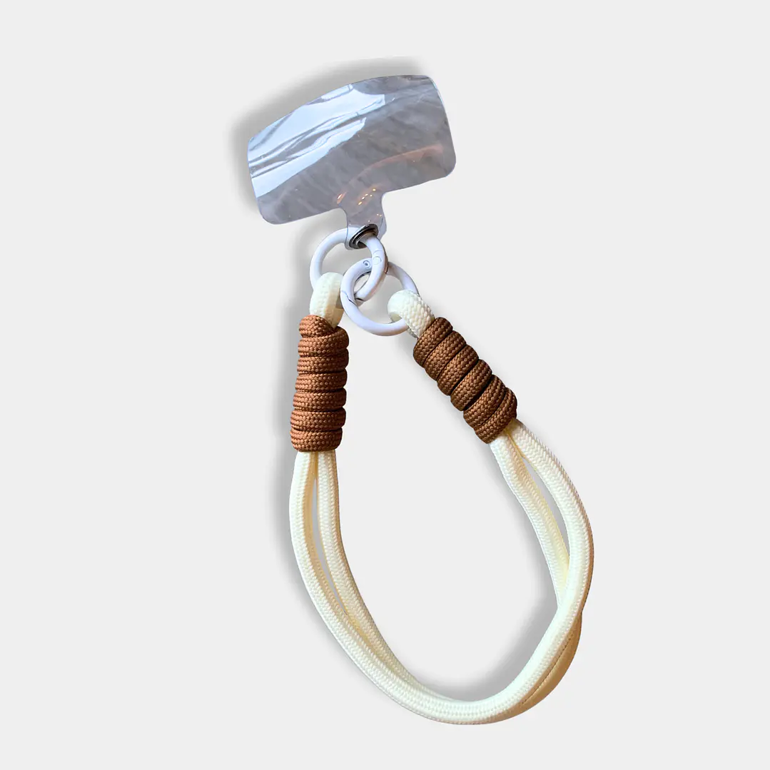 STRAP CELULAR CUERDA BEIGE 1