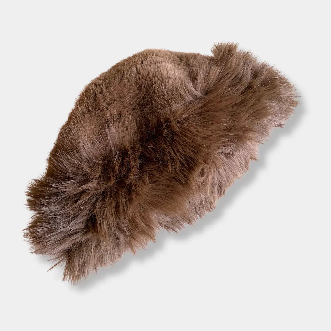 GORRO PELUDO CAFE 1