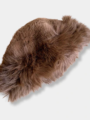GORRO PELUDO CAFE