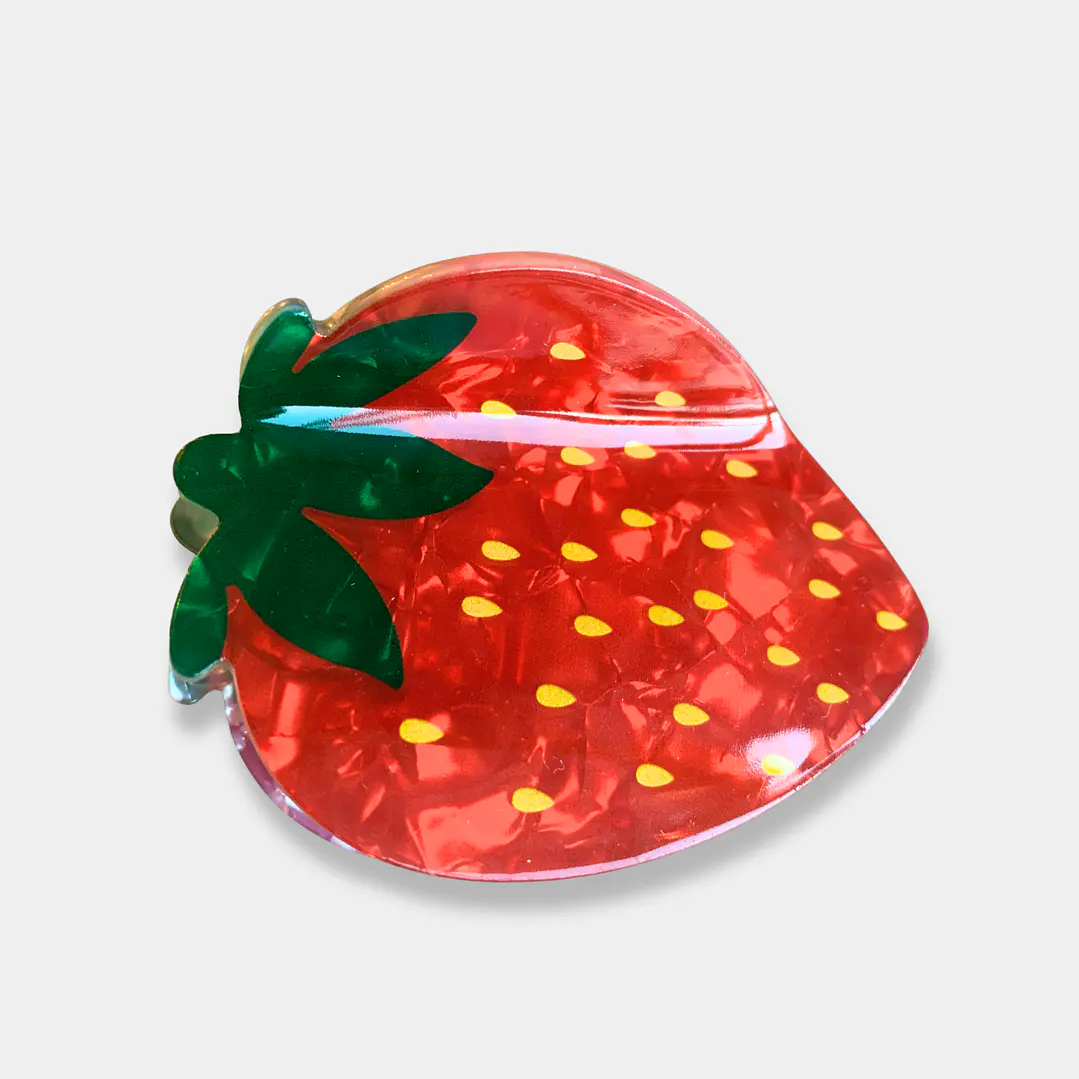PINCHE ACRILICO FRUTILLA 1