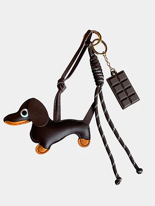 CHARM PERRO SALCHICHA CAFE OSCURO Y CHOCOLATE