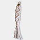 LLAVERO MACRAME PLANO BLANCO - Miniatura 1