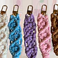 LLAVERO MACRAME PLANO CAFE - Miniatura 2