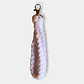 LLAVERO MACRAME GRUESO BLANCO - Miniatura 1