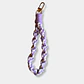 LLAVERO MACRAME TRENZADO MORADO - Miniatura 1