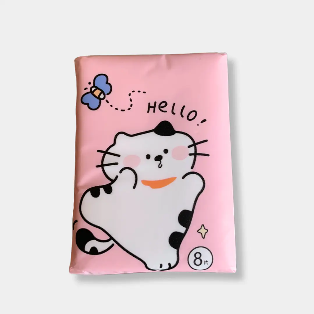 PAÑUELO DESECHABLE GATOS 1