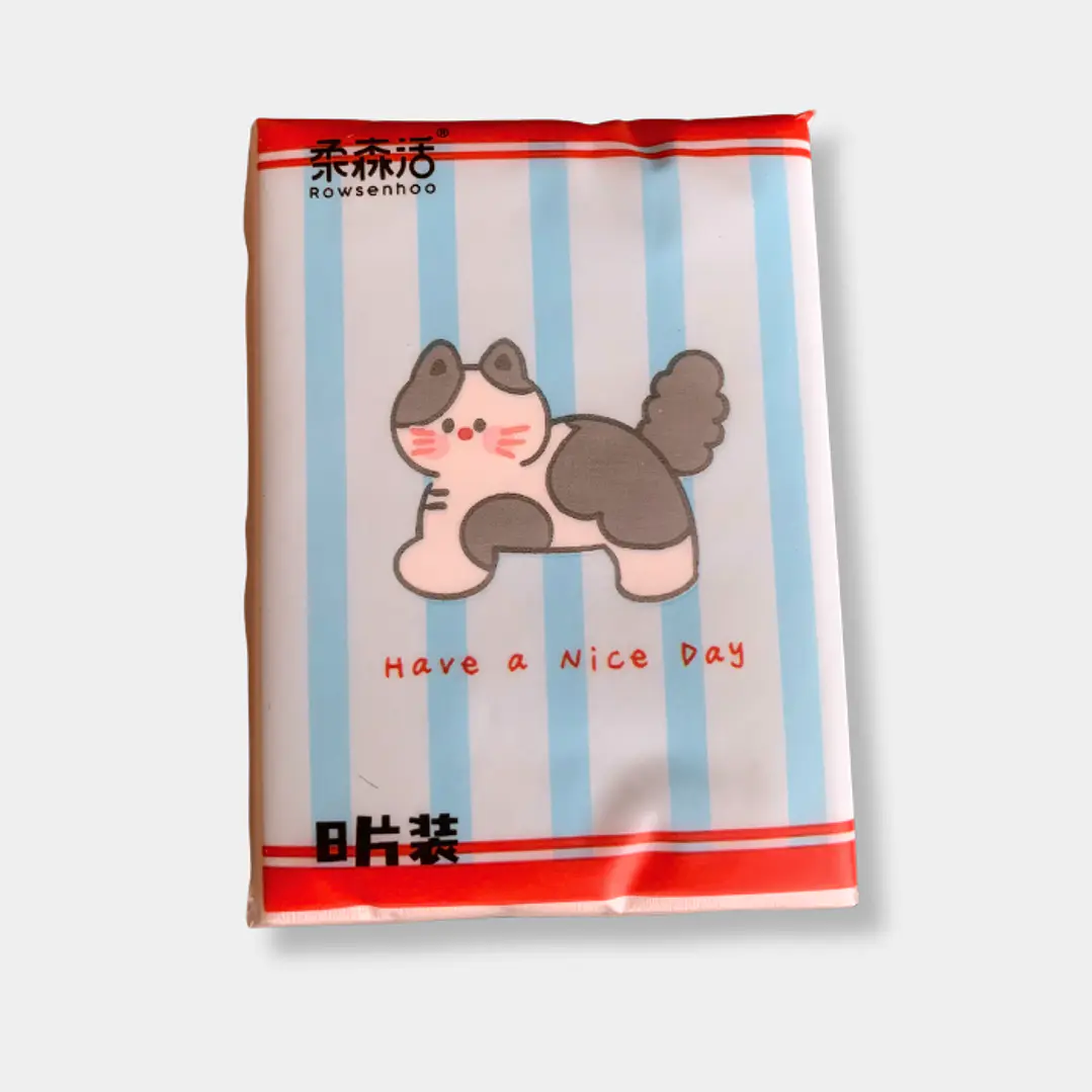 PAÑUELO DESECHABLE GATOS 3