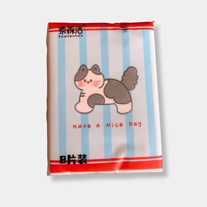 PAÑUELO DESECHABLE GATOS 3