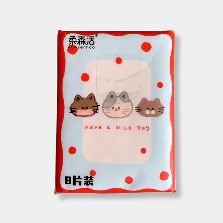 PAÑUELO DESECHABLE GATOS 4
