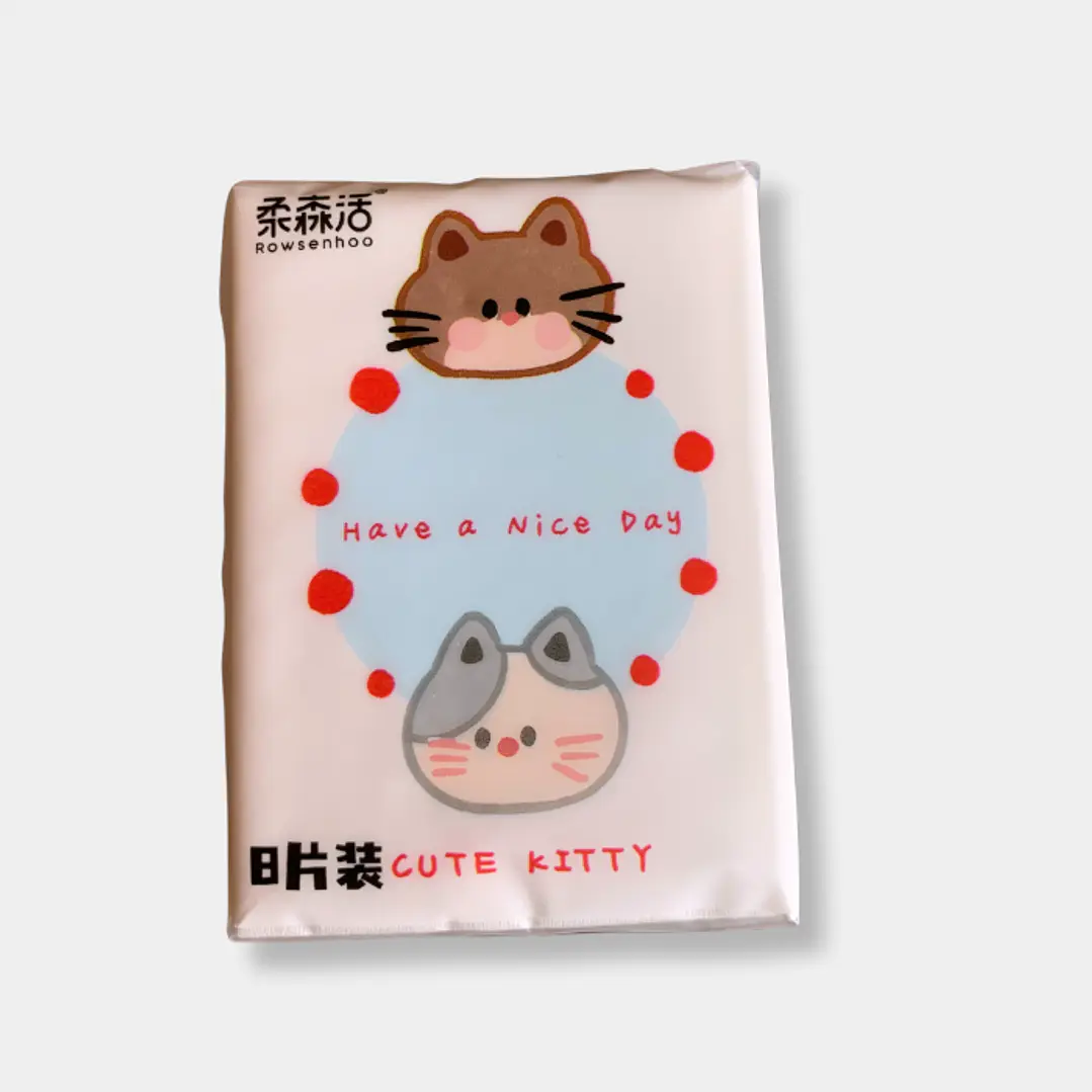 PAÑUELO DESECHABLE GATOS 5