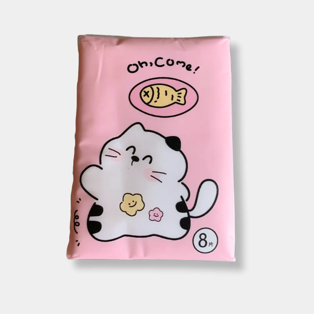 PAÑUELO DESECHABLE GATOS 7