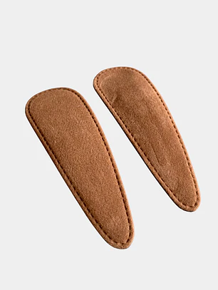 PINCHES PAR TERCIPELO CAFÉ CLARO