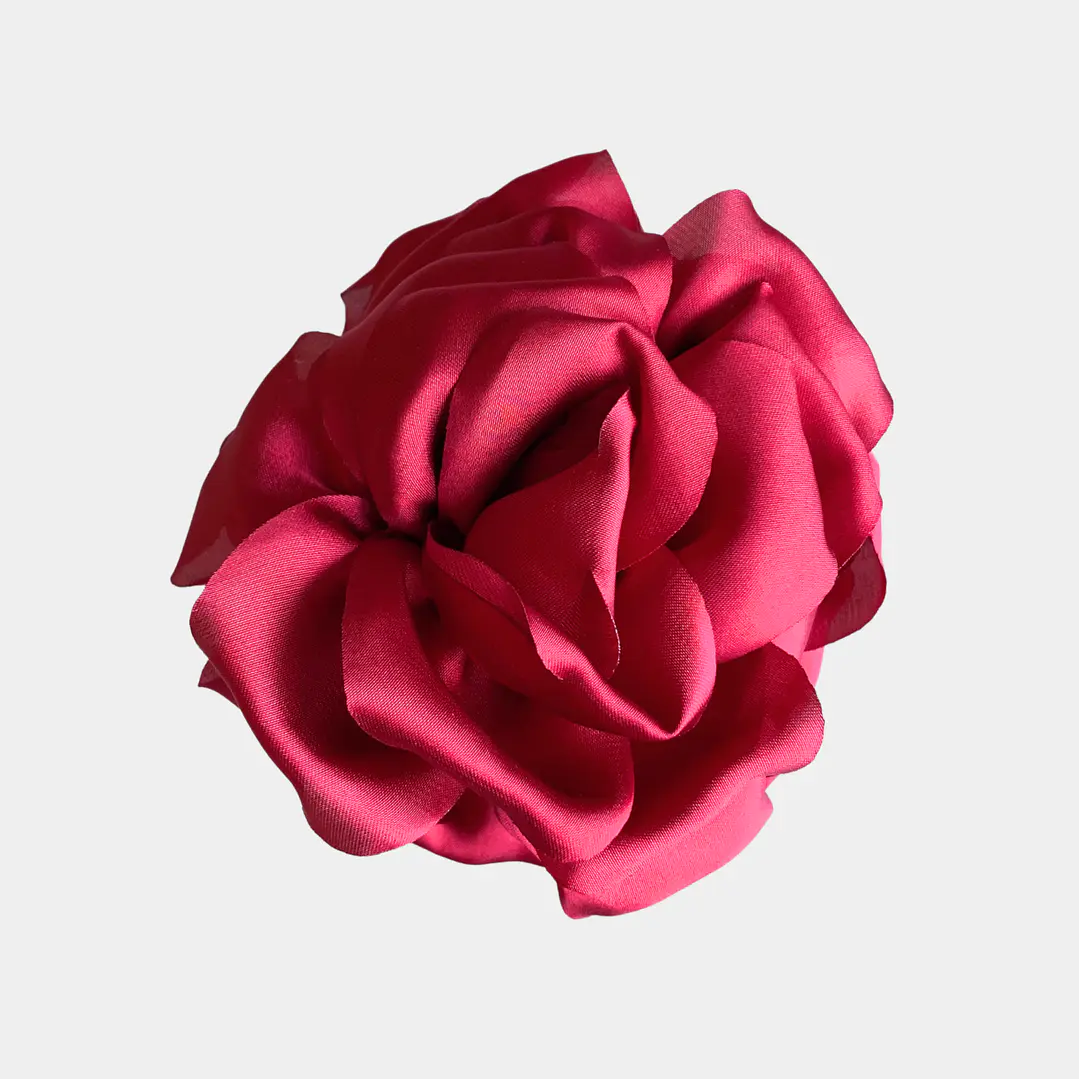 PINCHES FLOR TELA BURDEO  1