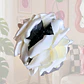 PINCHES FLOR TELA BLANCO  - Miniatura 5