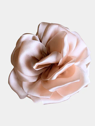 PINCHES FLOR TELA CREMA 