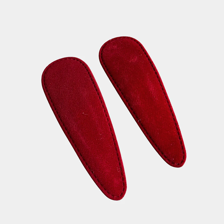 PINCHES PAR  TERCIPELO BURDEO  1