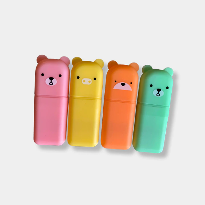 DESTACADORES 4 COLORES OSOS  1