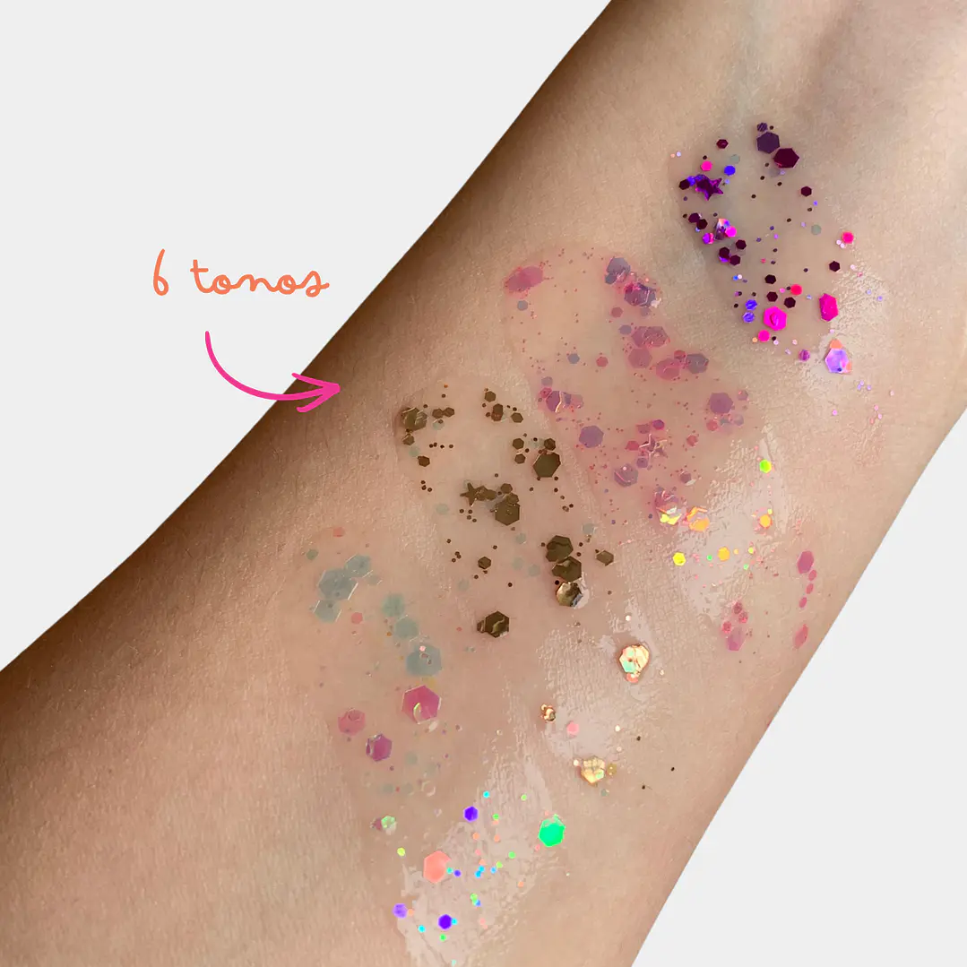 GLITTER EN GEL  3