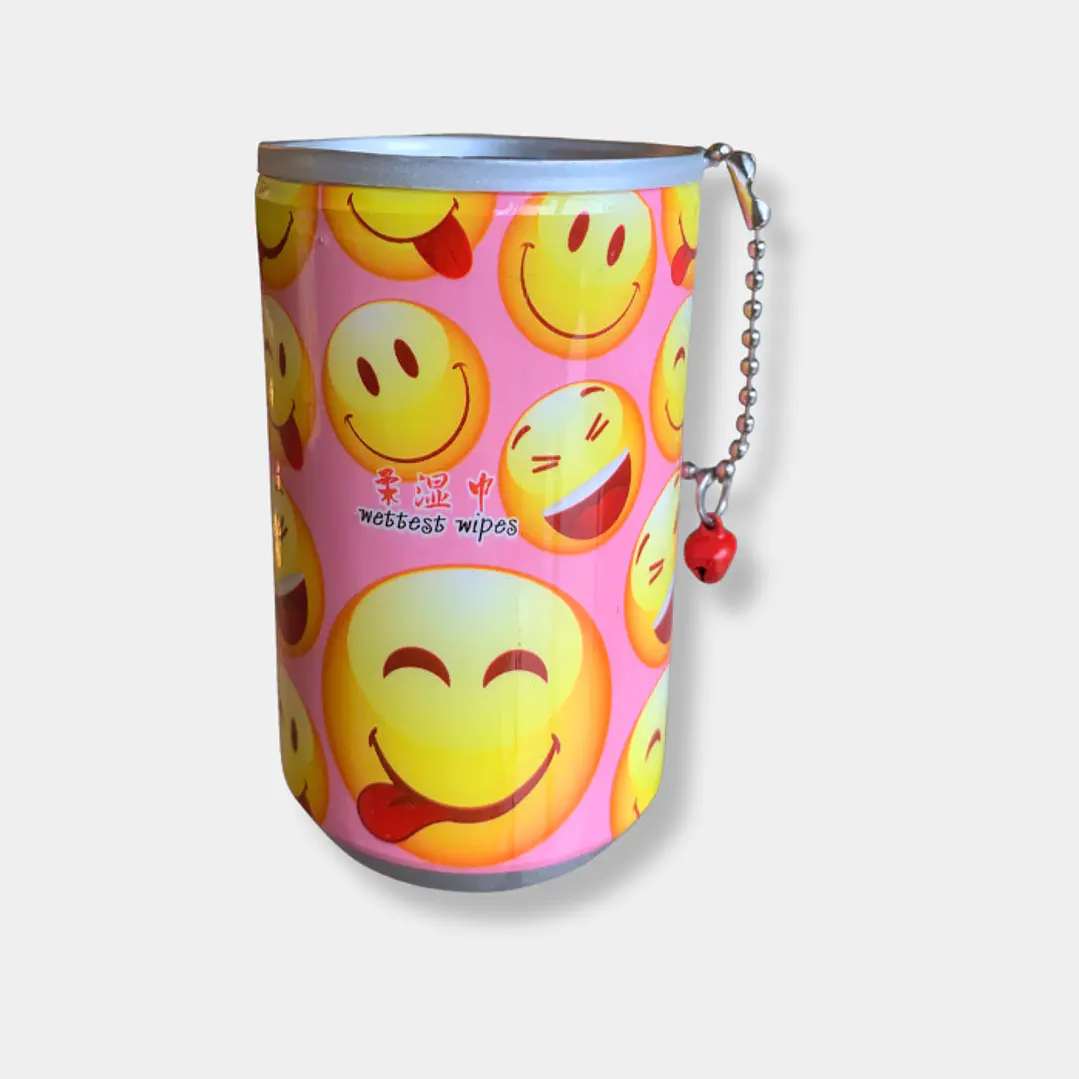 TOALLITAS HUMEDAS TARRO SMILEY  1