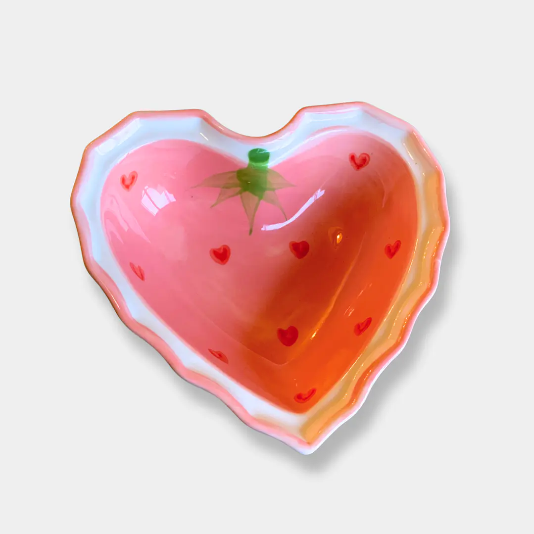 PLATO CORAZON ROSADO 1