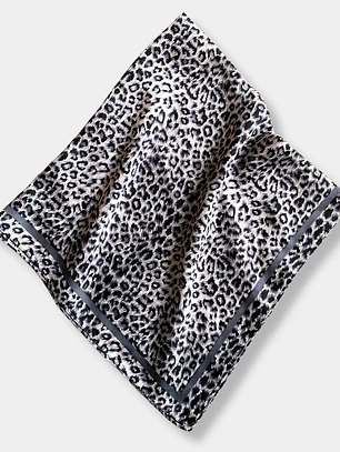 PAÑUELO LEOPARDO NEGRO 