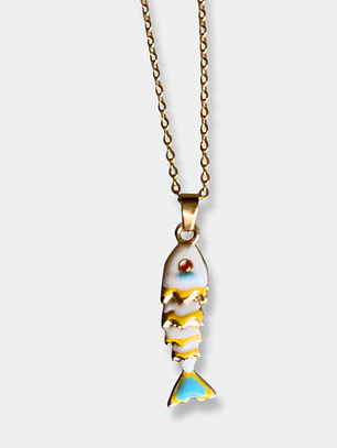 COLLAR CADENA DELGADA DIJE PEZ
