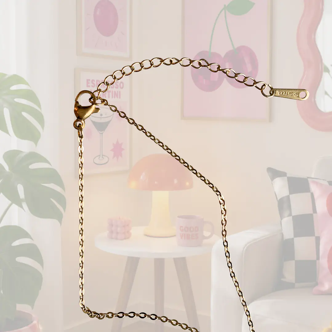 COLLAR CADENA DELGADA DIJE PEZ 2