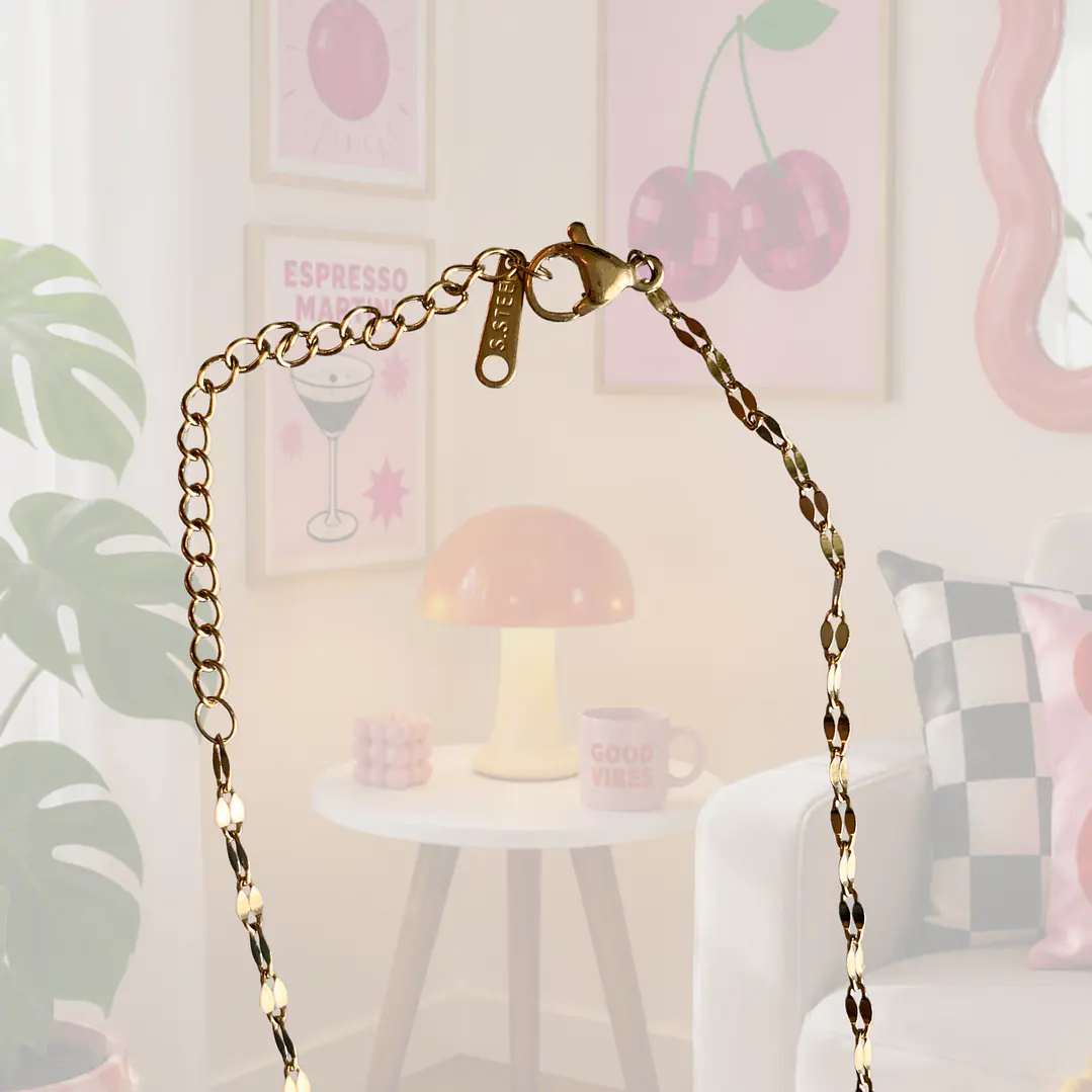 COLLAR CADENA DELGADA DIJE CEREZA 2